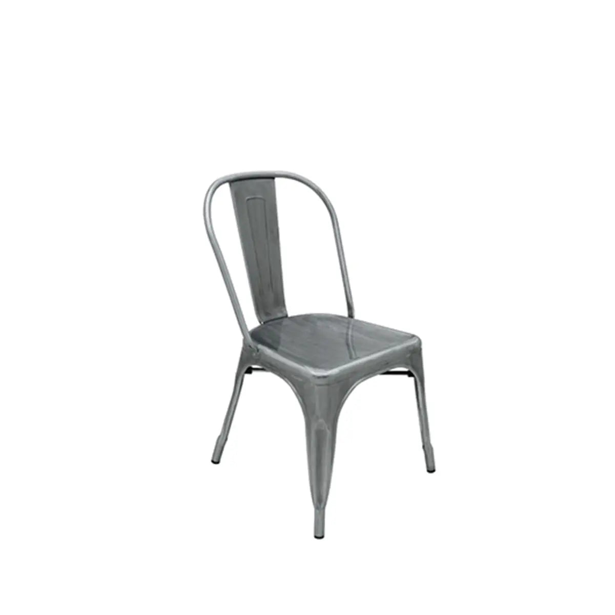 Loft high back dining chair gunmetal Desert River Rentals