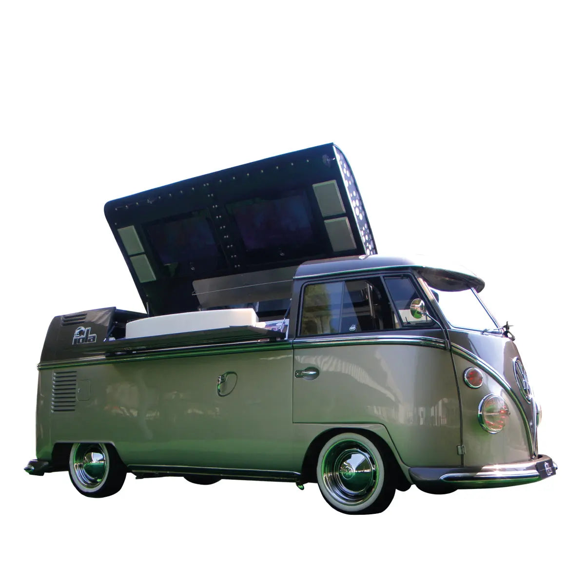 Lola original 1963 volkswagen camper van Desert River Rentals