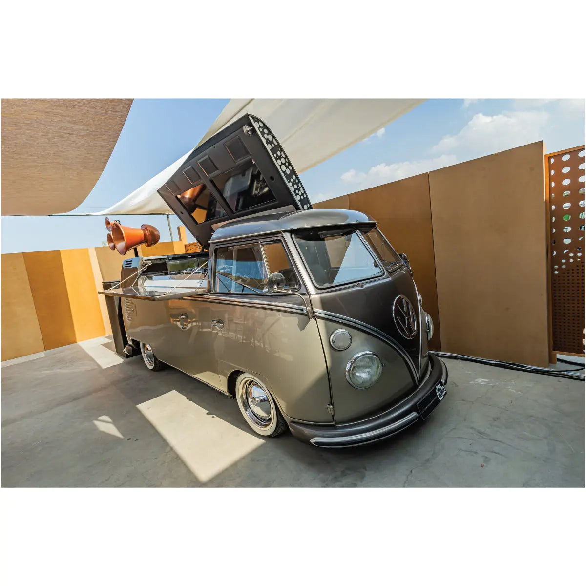 Lola original 1963 volkswagen camper van Desert River Rentals