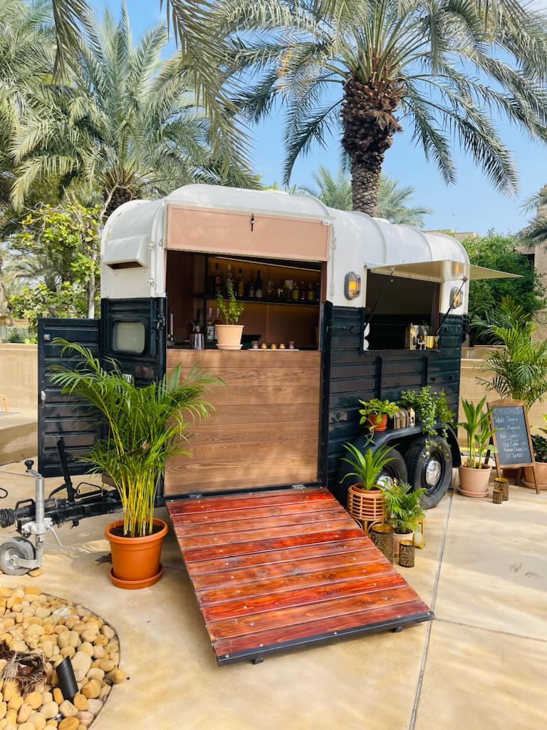 Lucky original 1961 vintage Rice horse trailer Desert River Rentals