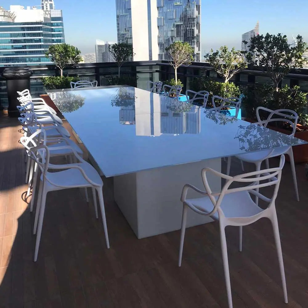 Masters chair white Desert River Rentals