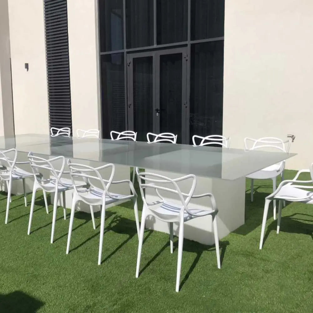 Masters chair white Desert River Rentals