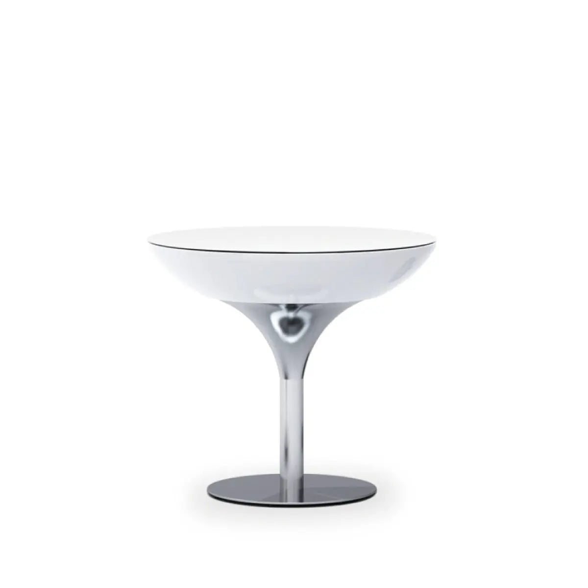 Moree illuminated round bistro table Desert River Rentals
