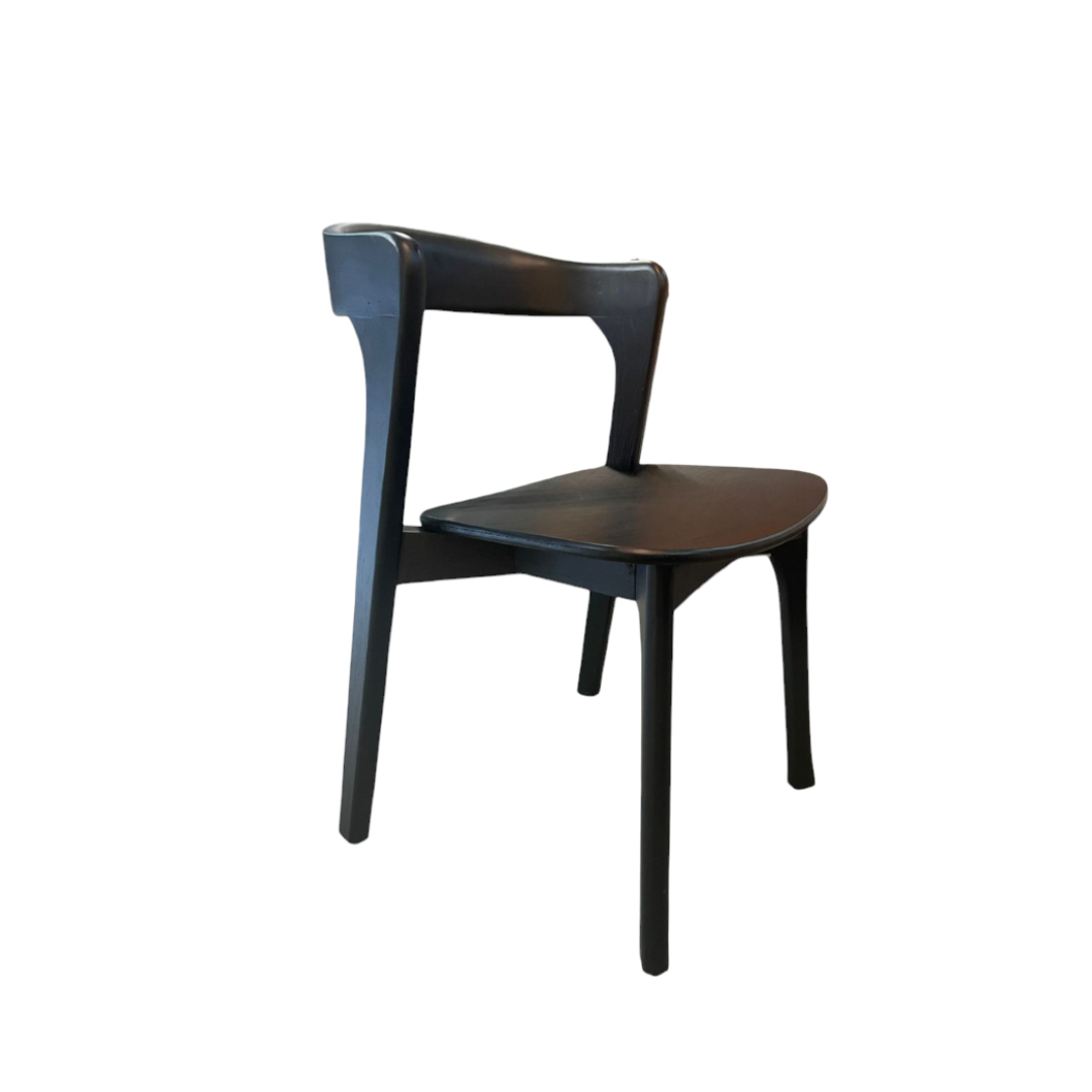 Nino Dining Chair (Black Elmwood) Desert River Rentals