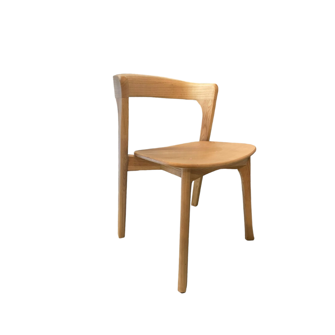 Nino Dining Chair (Natural Elmwood) Desert River Rentals