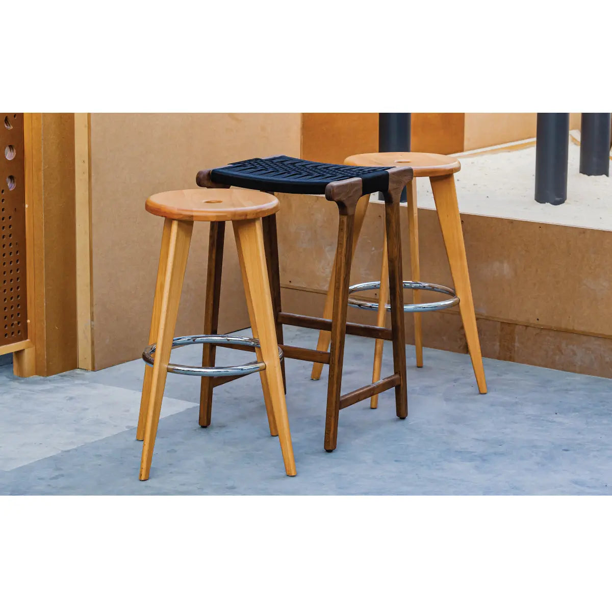 Nordic bar stool Desert River Rentals
