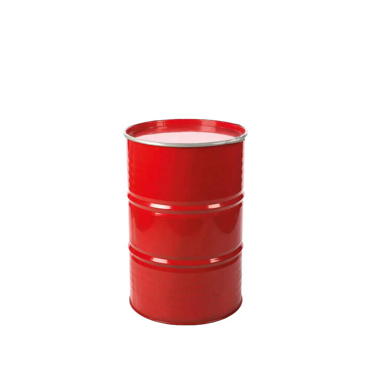 Oil drum table red Desert River Rentals