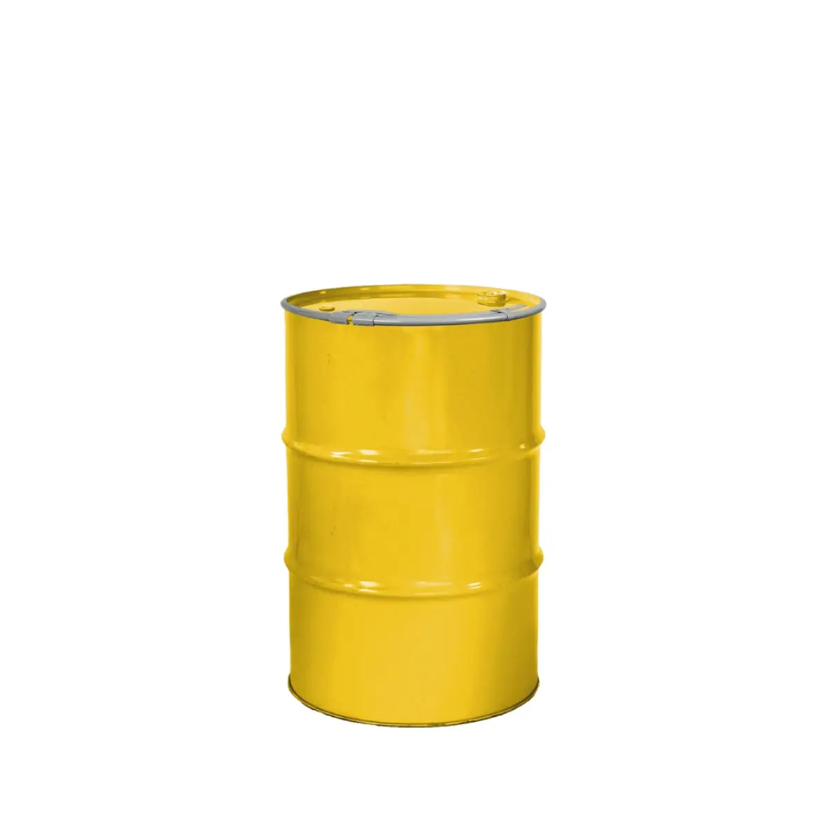 Oil drum table yellow Desert River Rentals