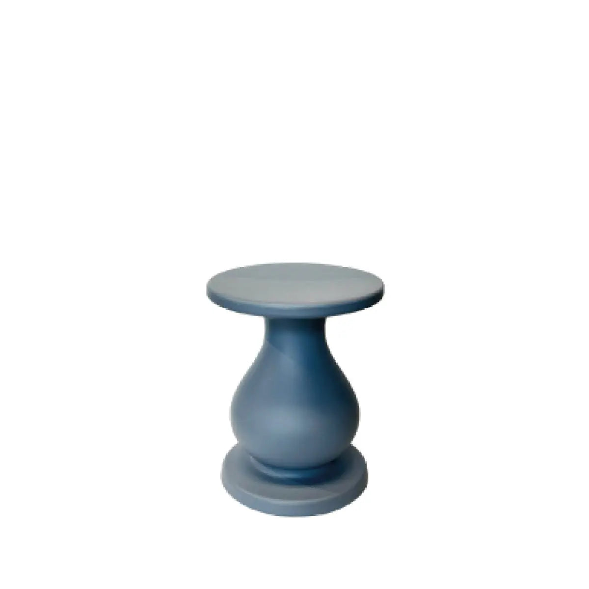 Otto side table slim powder blue Desert River Rentals