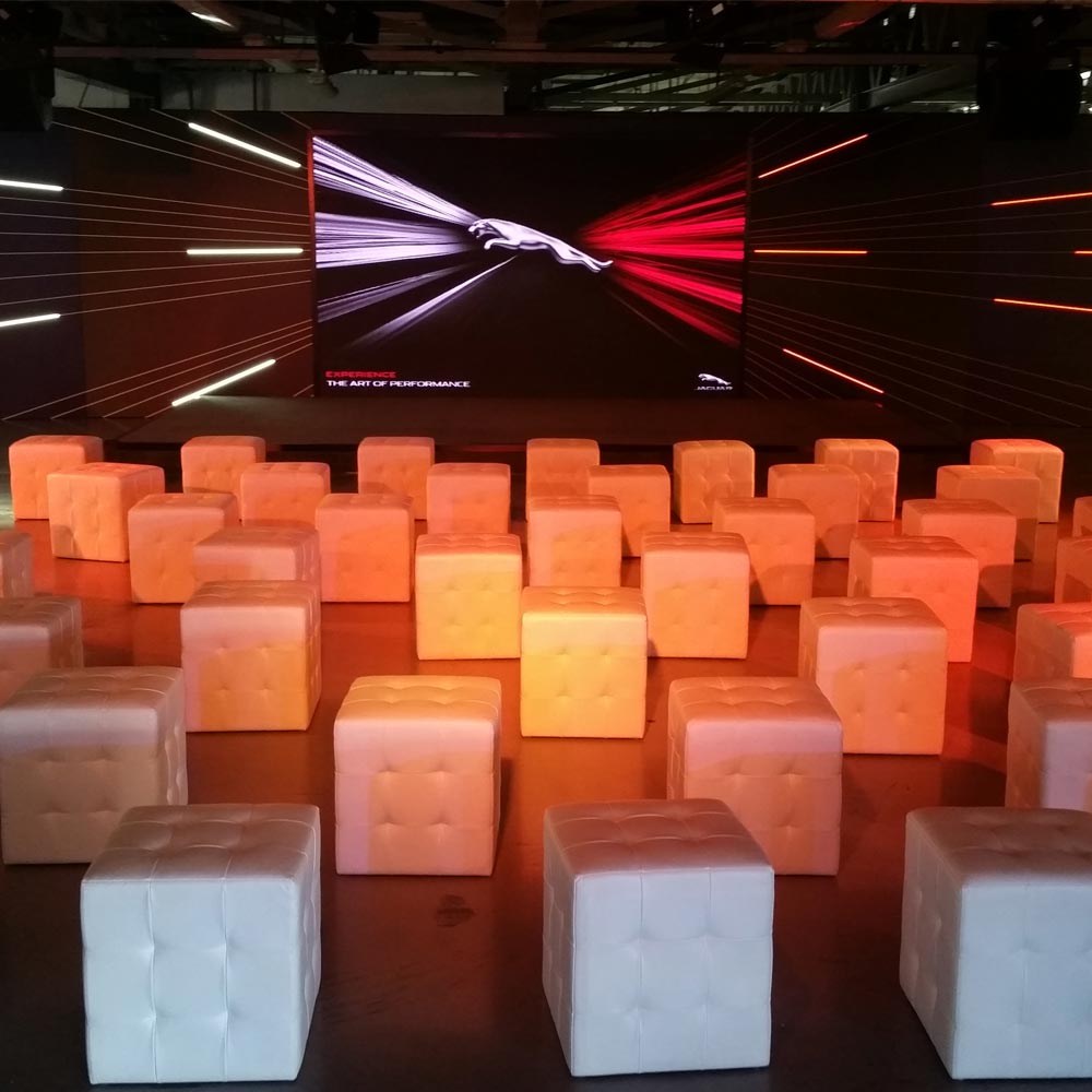 Ottoman cube Desert River Rentals