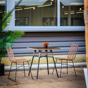 Palm springs bistro table Desert River Rentals