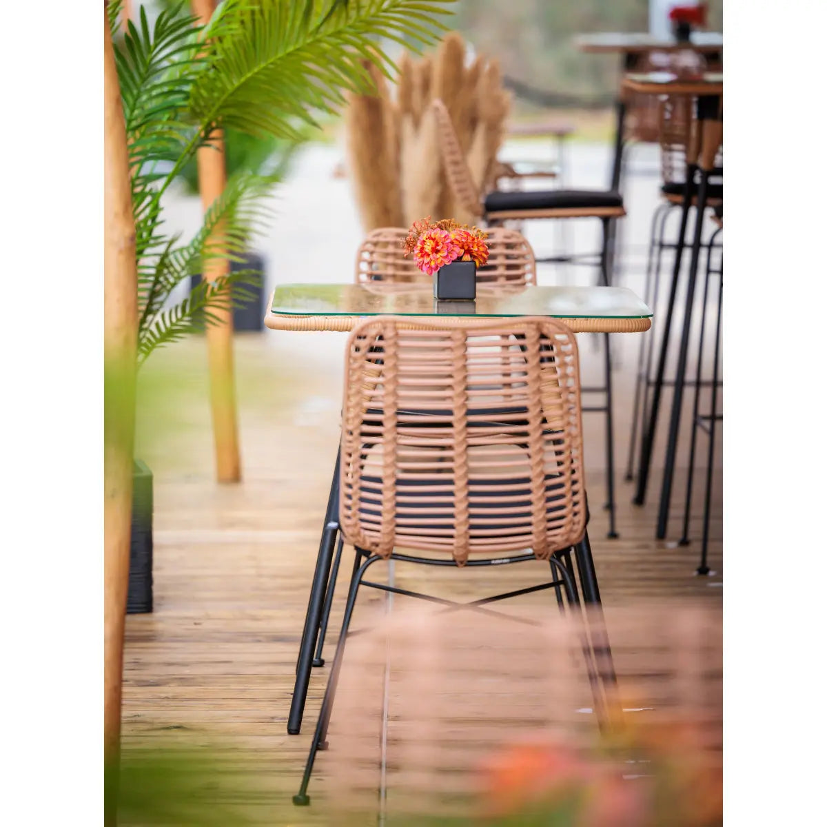 Palm springs bistro table Desert River Rentals