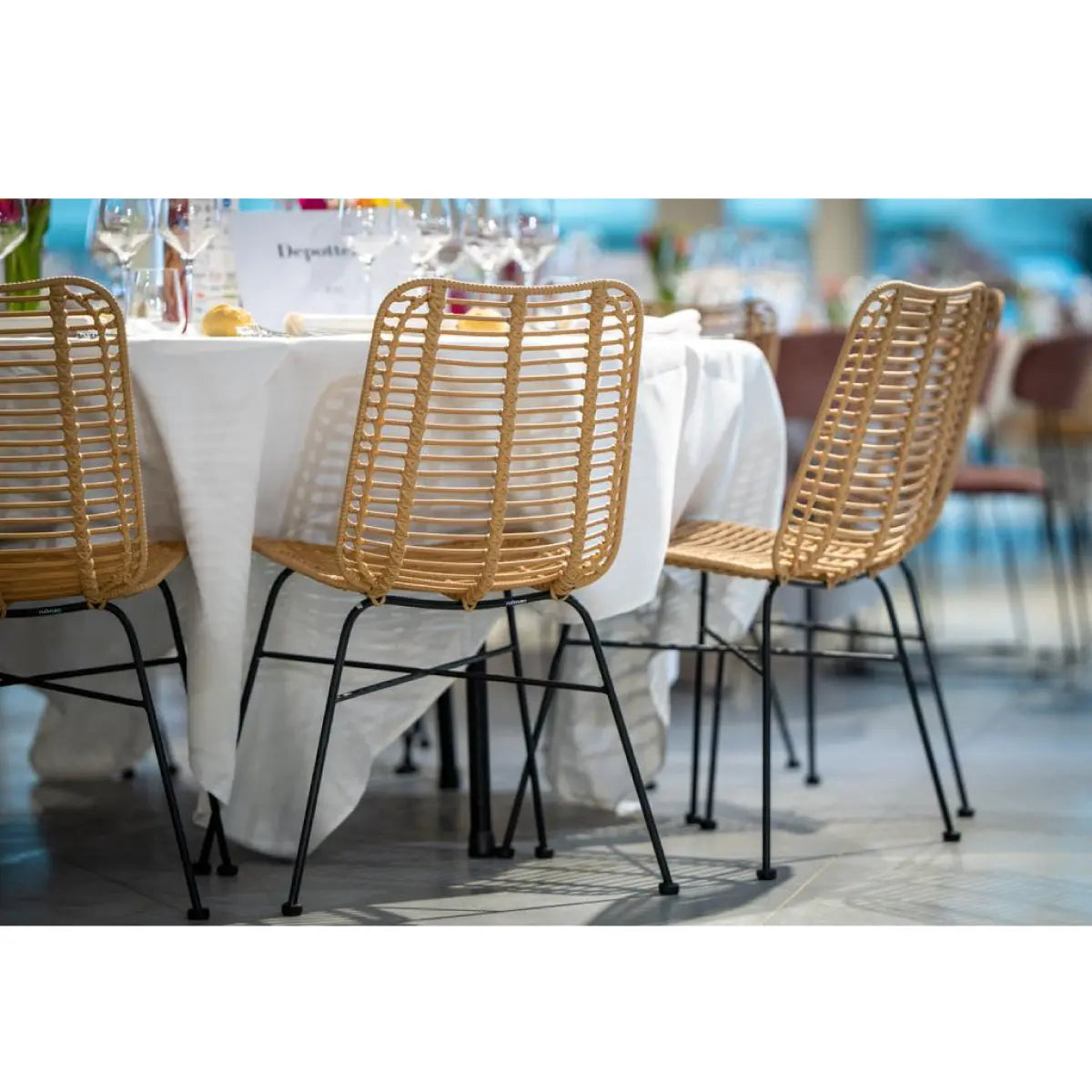 Palm springs dining chair Desert River Rentals
