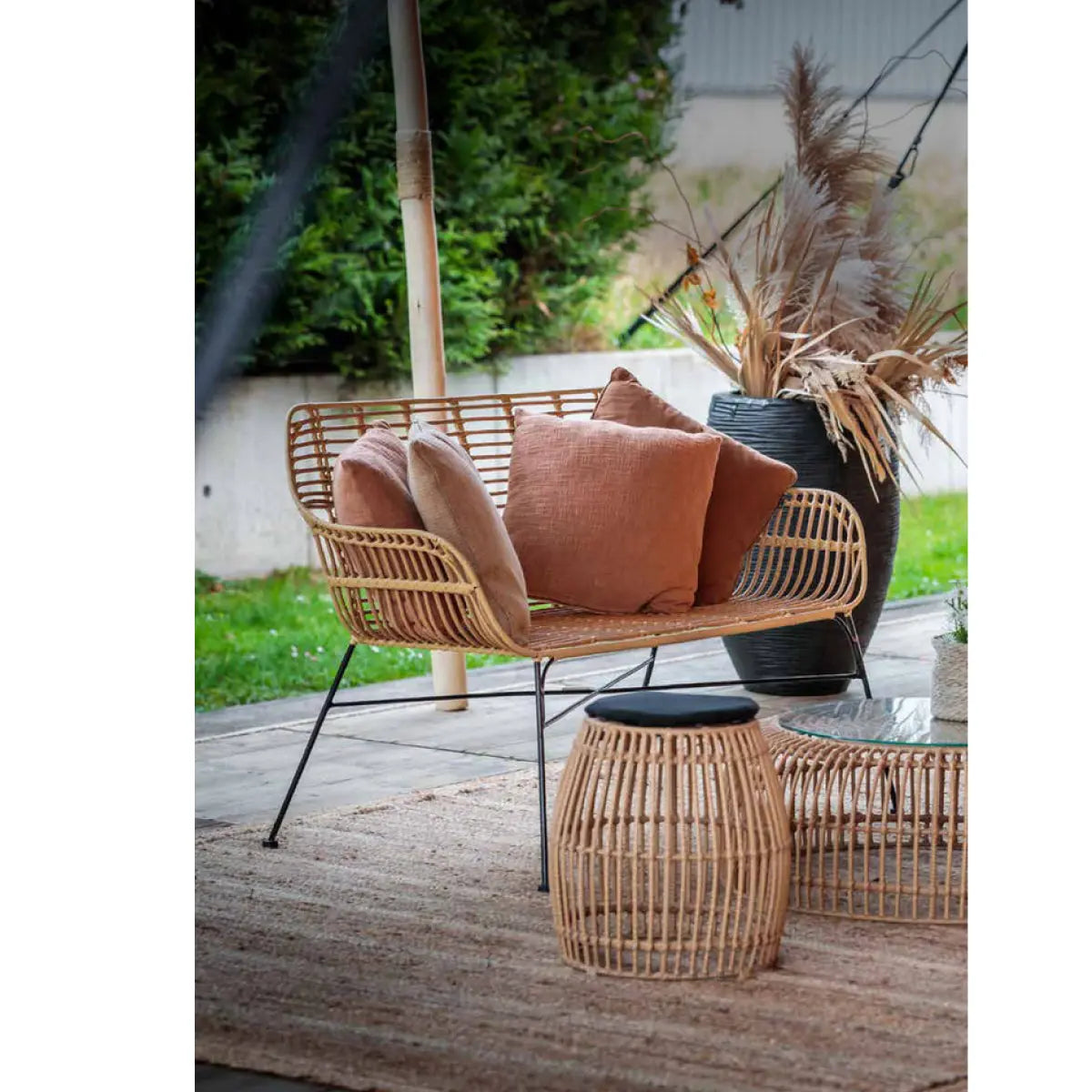 Palm Springs Stool (Beige)