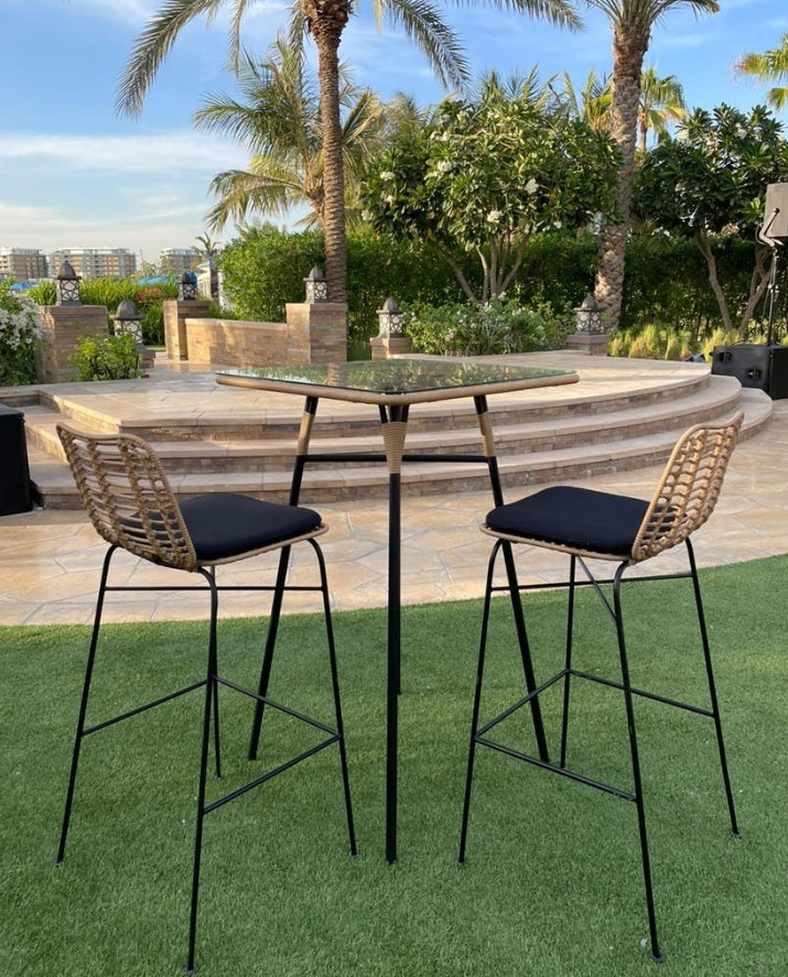 Palm Springs beige cocktail set