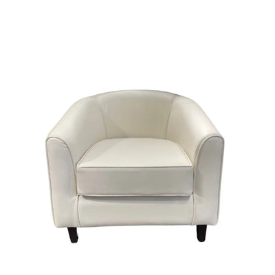 Panther armchair white Desert River Rentals