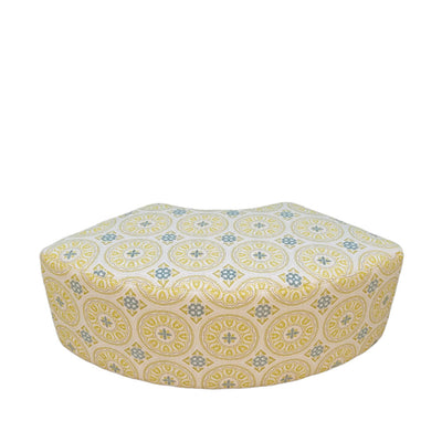 Paradise curved ottoman, green