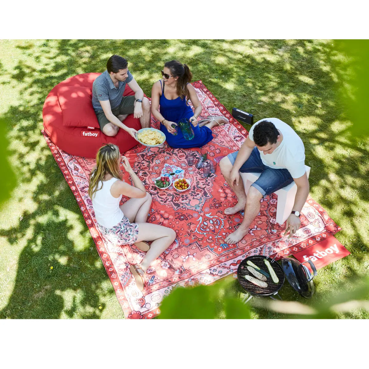 Picnic lounge blue Desert River Rentals