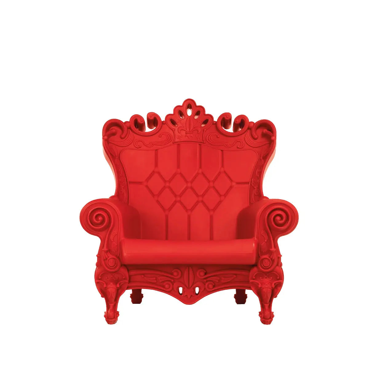 Queen of love lounge chair red Desert River Rentals