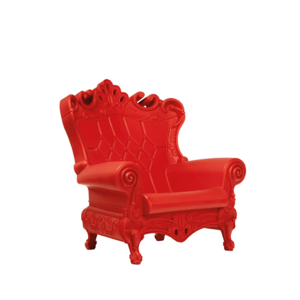 Queen of love lounge chair red Desert River Rentals