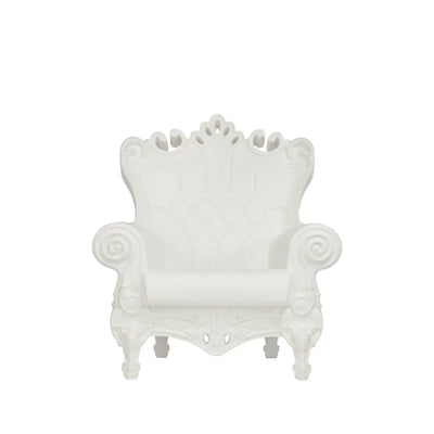 Queen of love lounge chair white Desert River Rentals