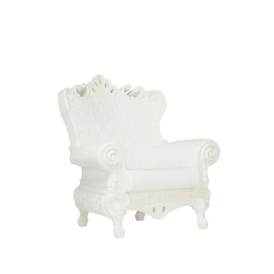 Queen of love lounge chair white Desert River Rentals