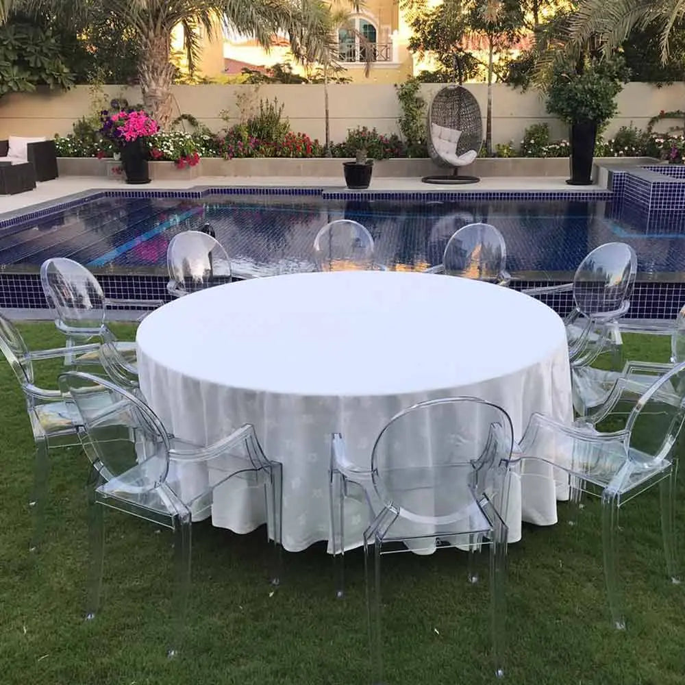 Soho farmhouse 8 seater round table Desert River Rentals