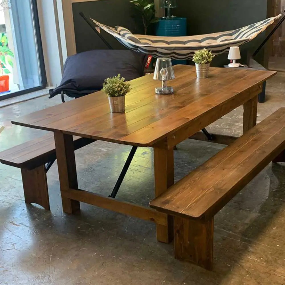 Soho farmhouse picnic bench Desert River Rentals