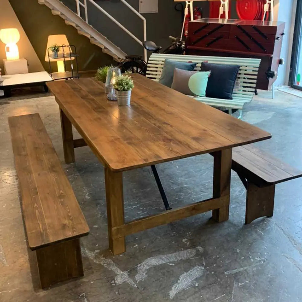 Soho farmhouse picnic bench Desert River Rentals