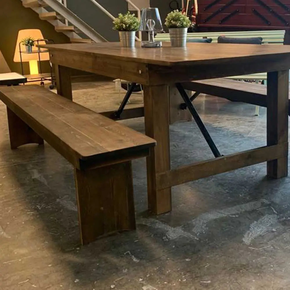 Soho farmhouse picnic bench Desert River Rentals