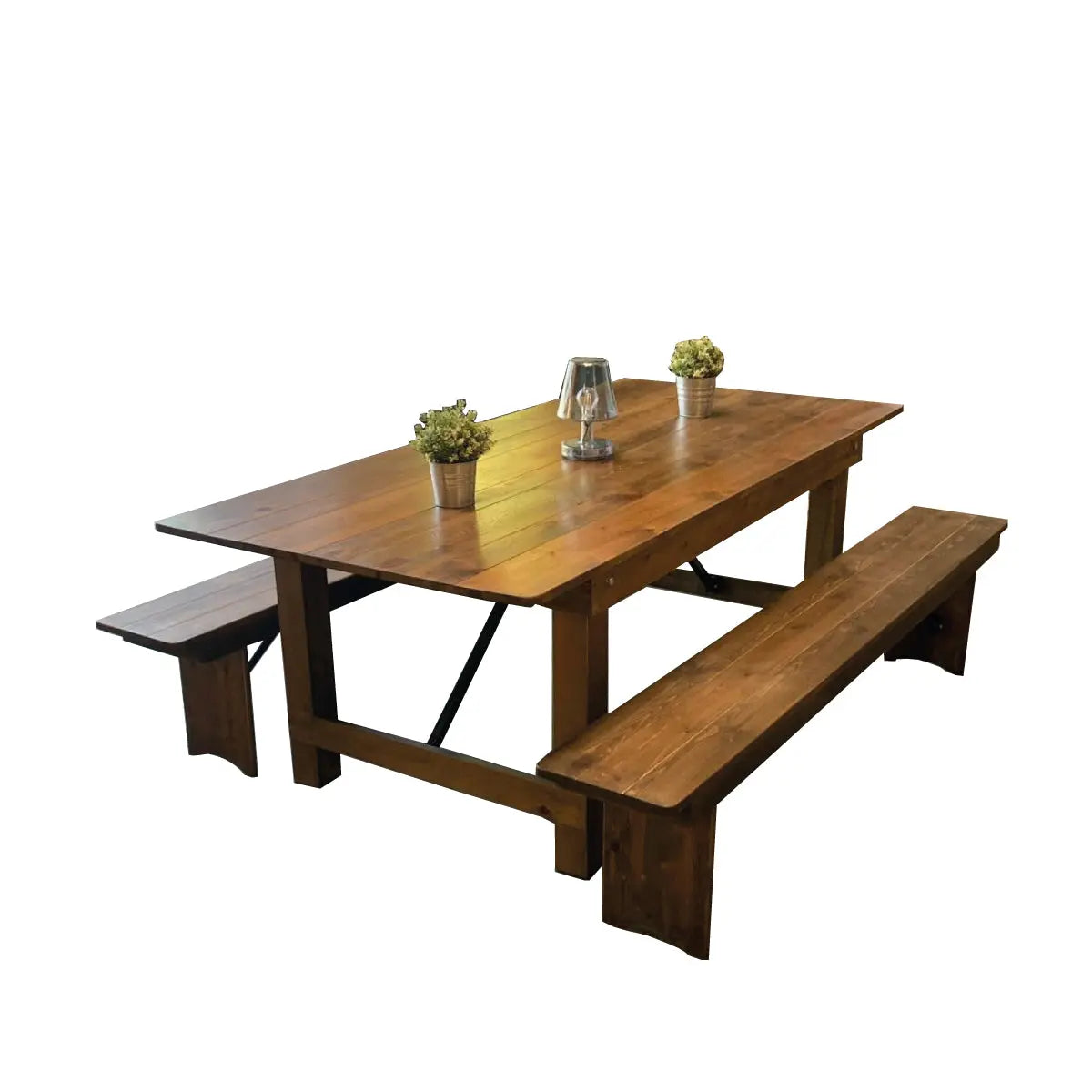 Soho farmhouse picnic table set Desert River Rentals