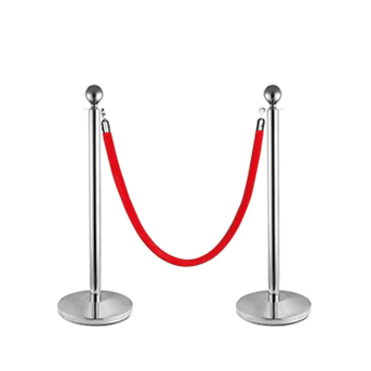 Stanchions with red velvet ropes Desert River Rentals