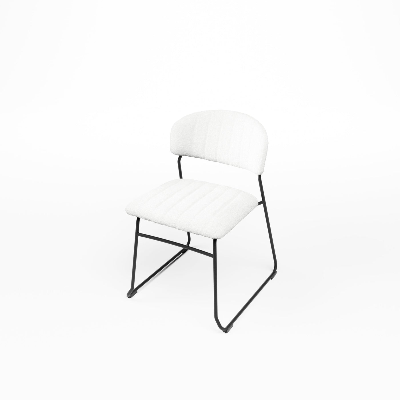 Ted Dining Chair White Desert River Rentals