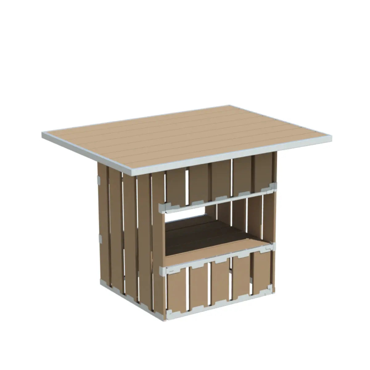 The crate high table Desert River Rentals