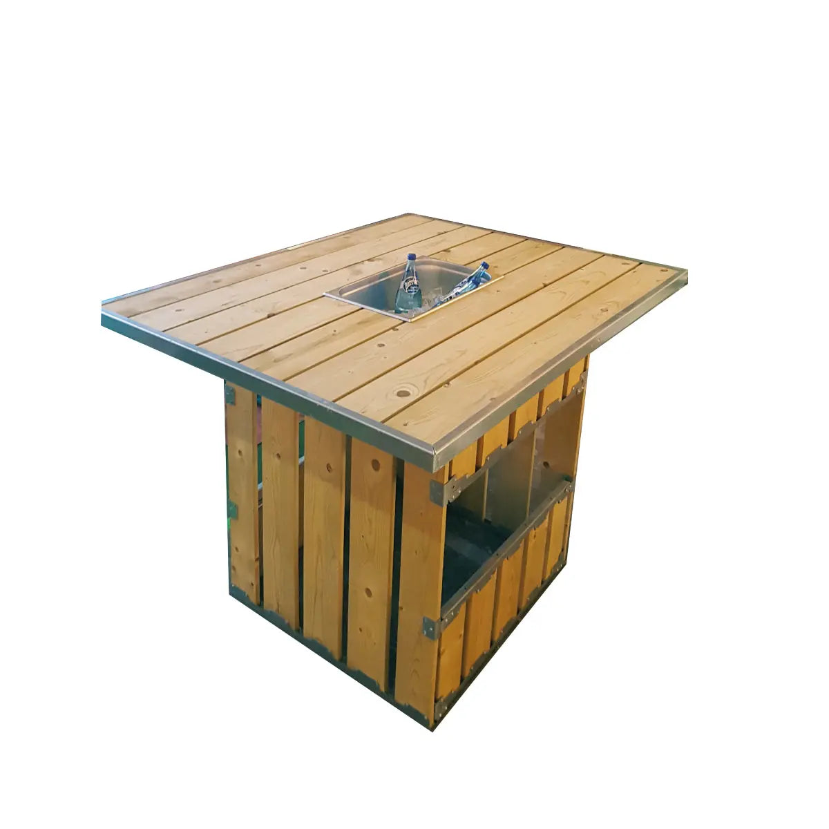 The crate high table with chiller Desert River Rentals