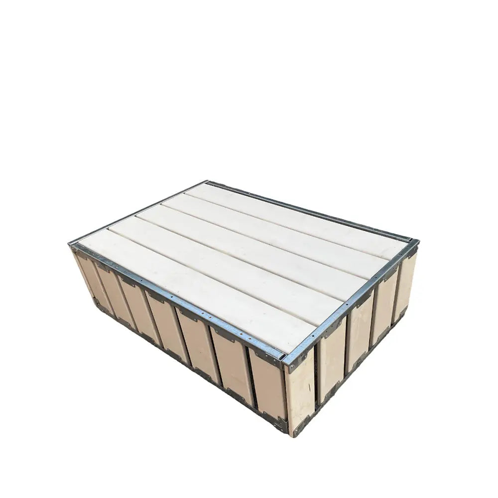 The lounge crate coffee table, white Desert River Rentals