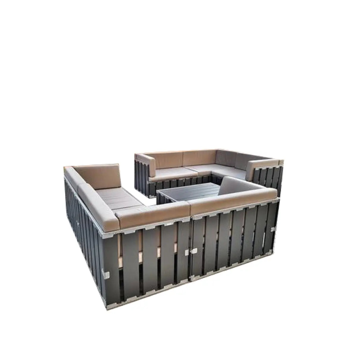 The lounge crate grey Desert River Rentals