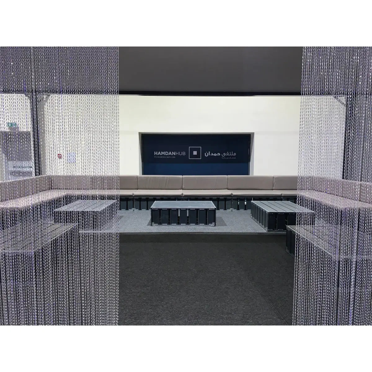 The lounge crate grey Desert River Rentals