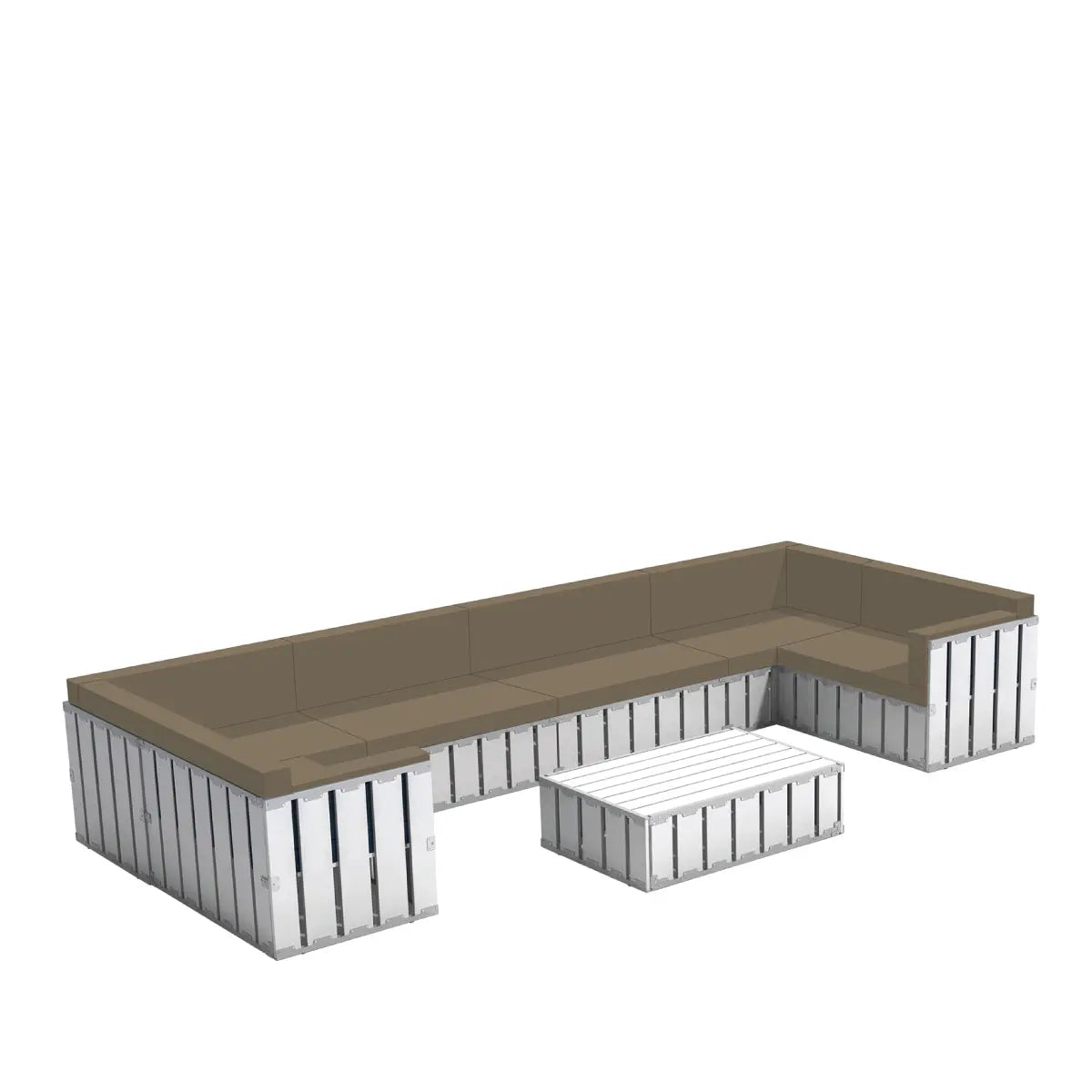 The lounge crate white Desert River Rentals