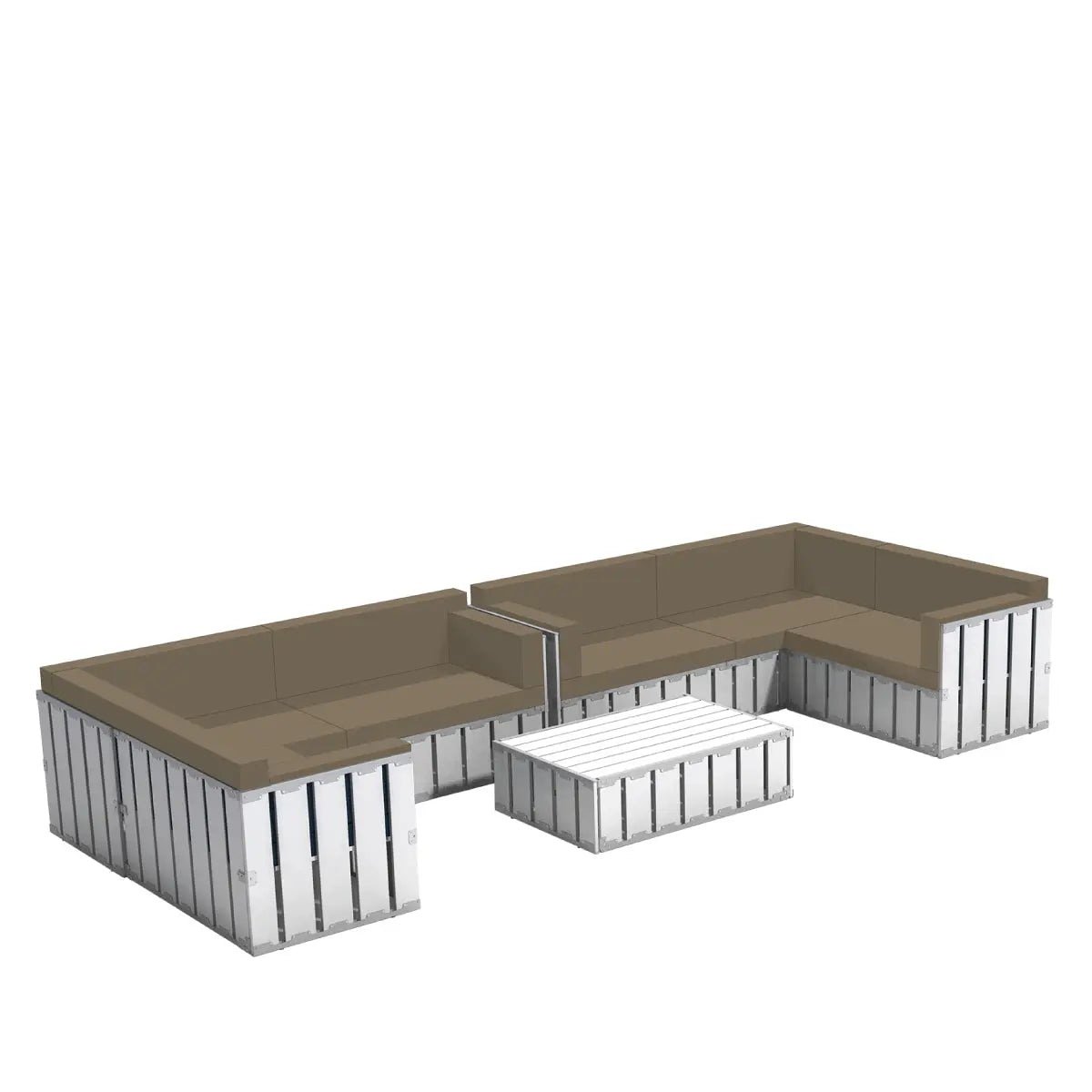 The lounge crate white Desert River Rentals