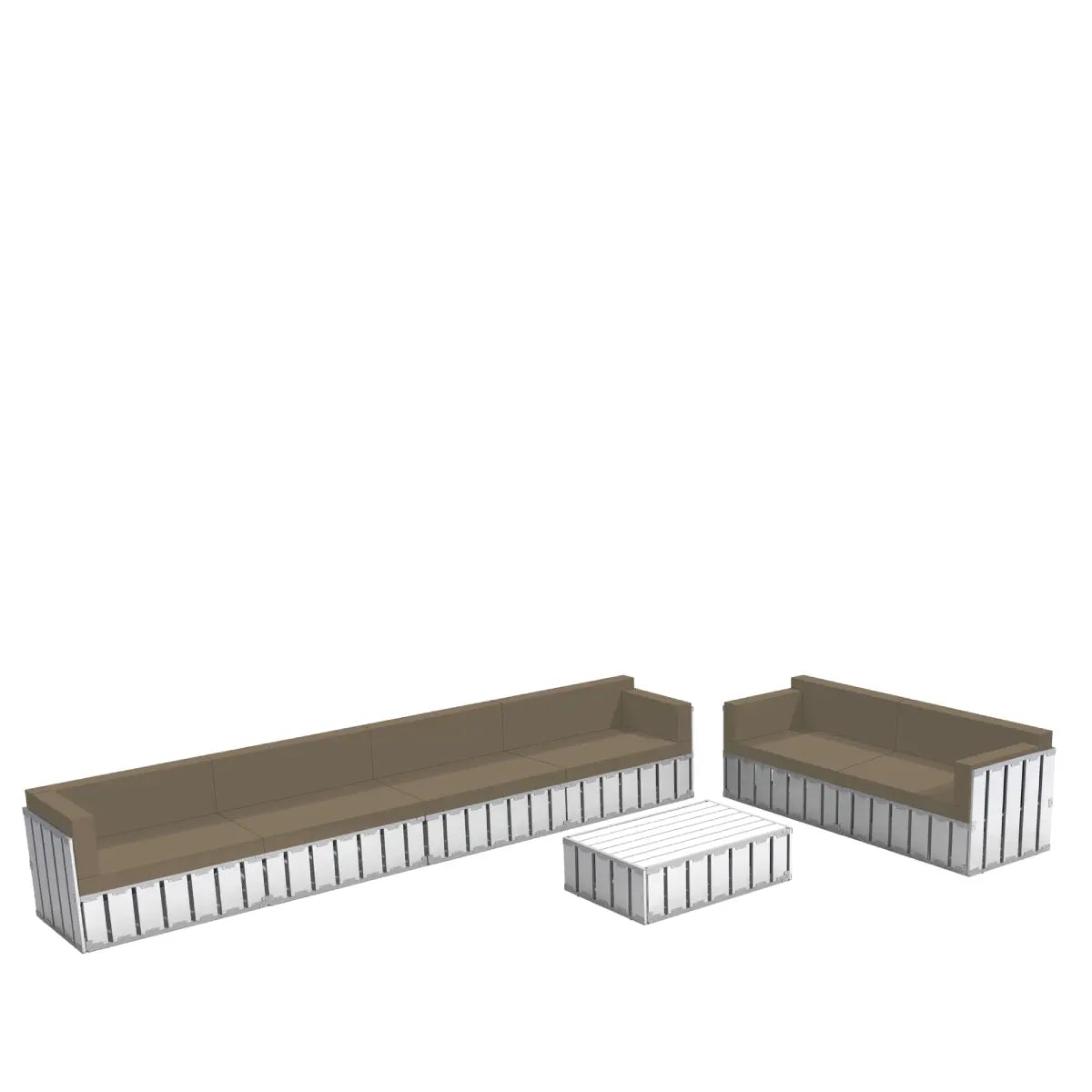 The lounge crate white Desert River Rentals