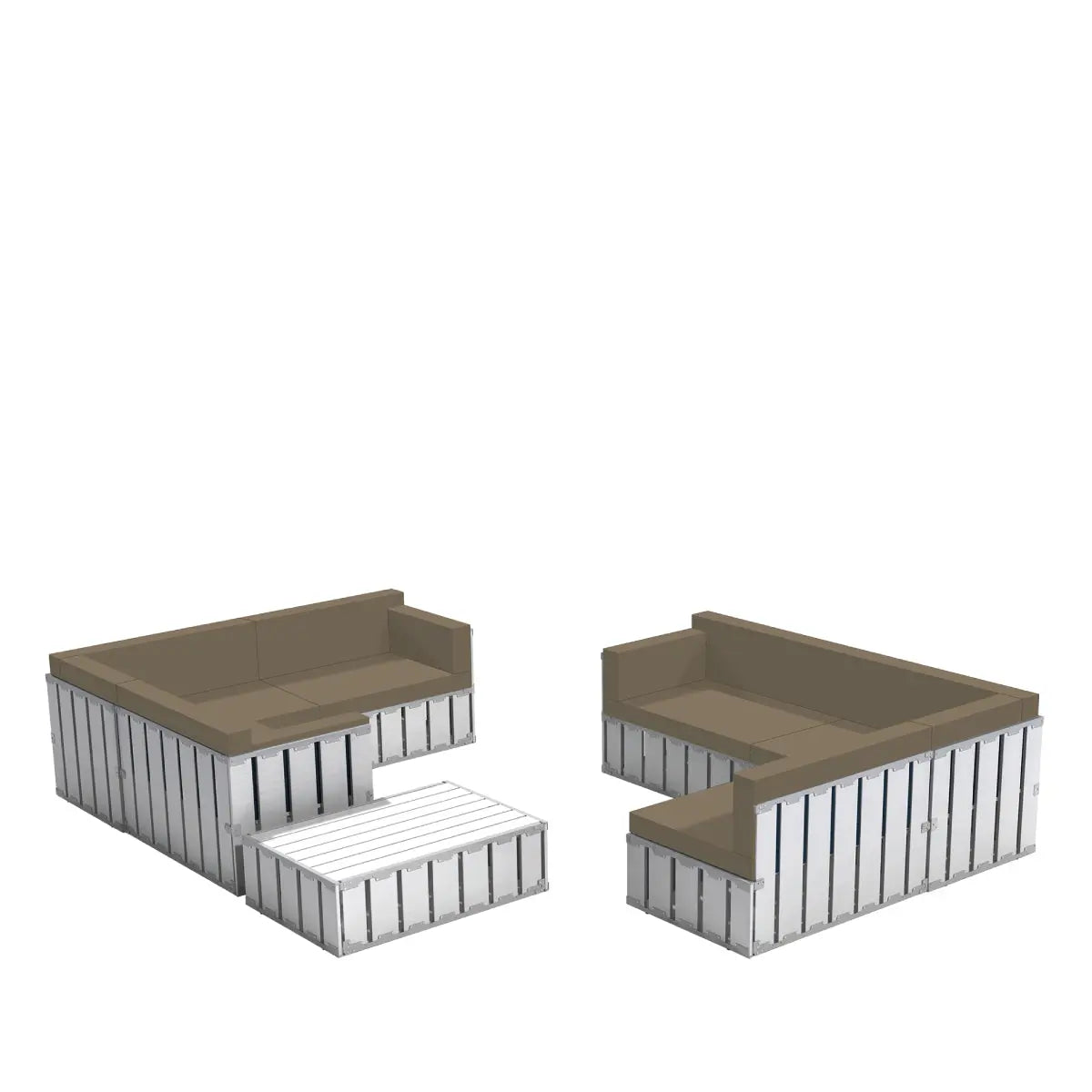 The lounge crate white Desert River Rentals