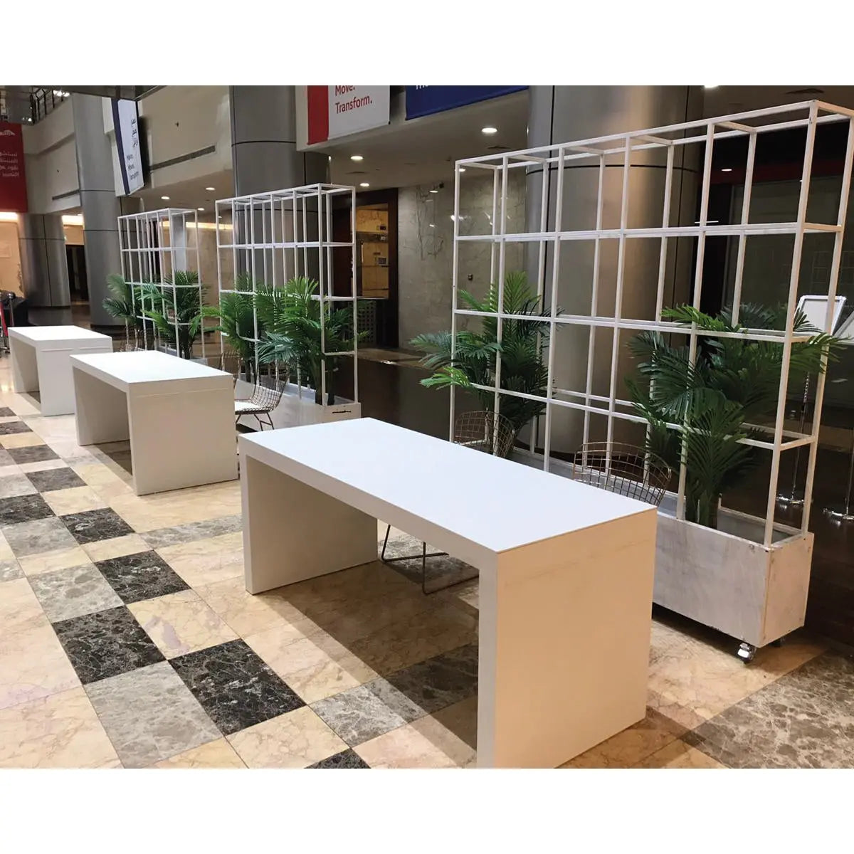 Titan 6 seater dining table Desert River Rentals