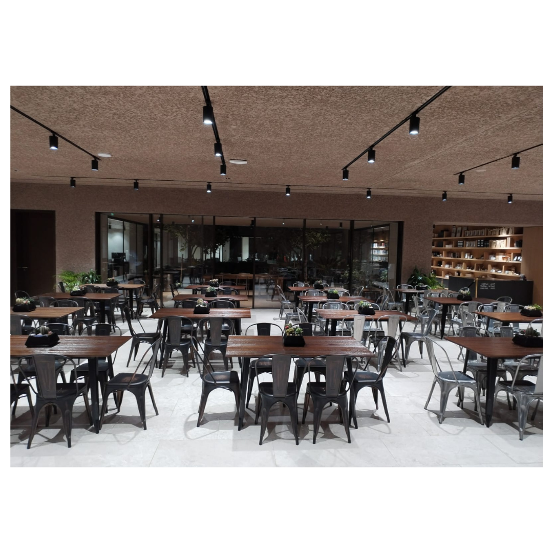 Loft Dining Table (6-Seater/ Black) Desert River Rentals