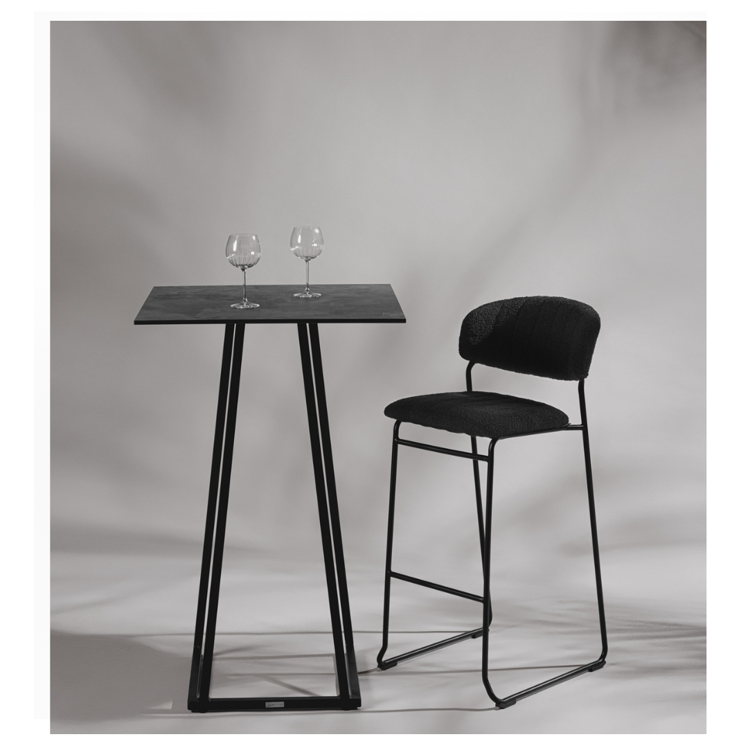 Ted Bar Stool Black Desert River Rentals