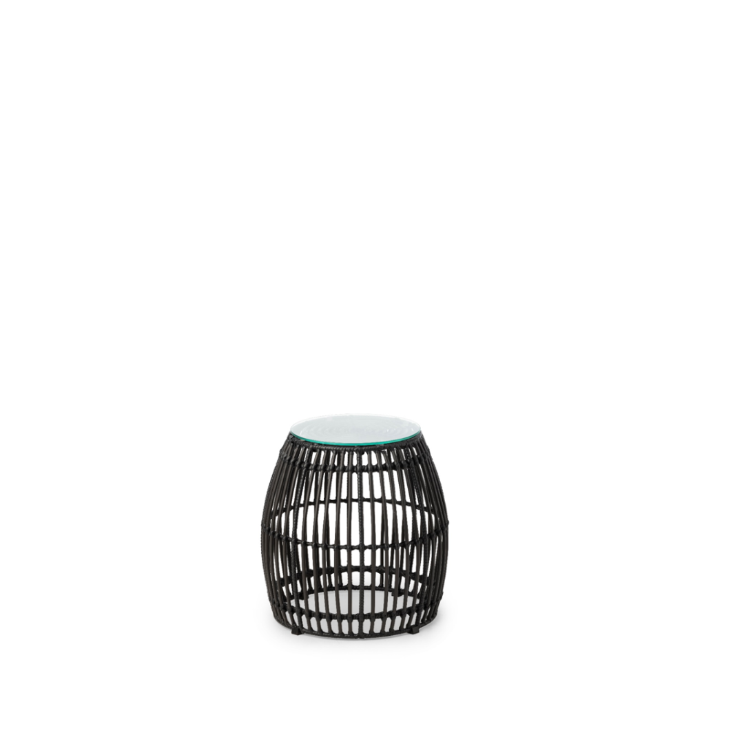 Palm Springs Side Table (Black) Desert River Rentals