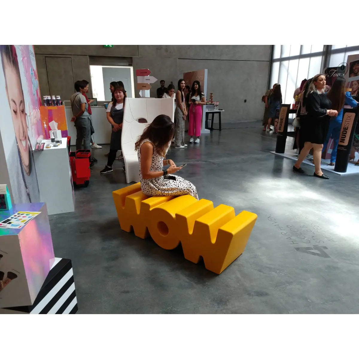 WOW bench orange Desert River Rentals