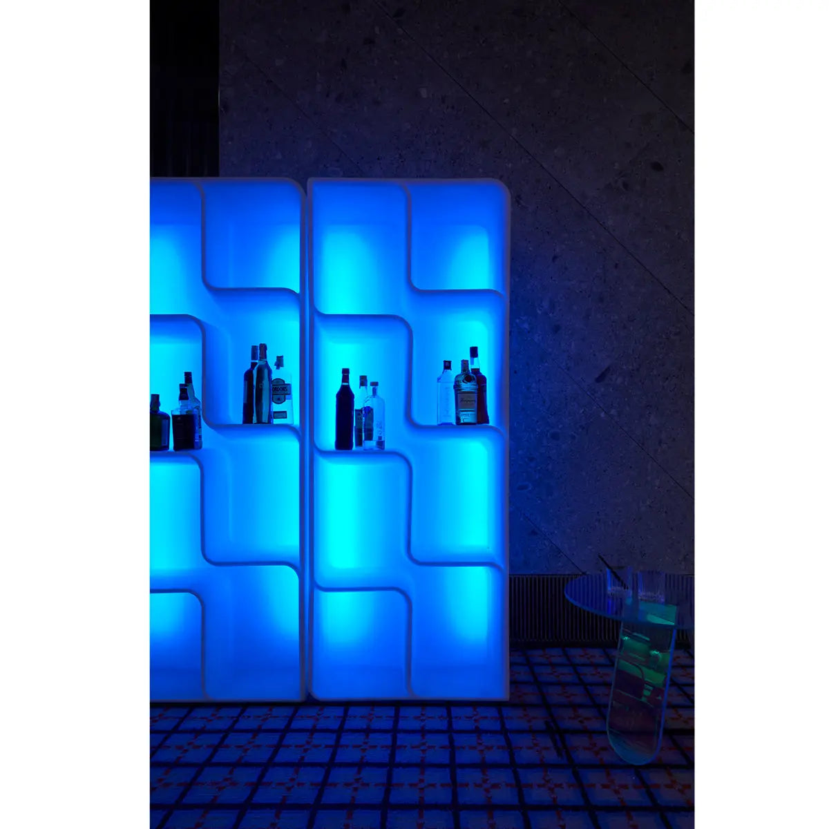 Wave lit display unit Desert River Rentals