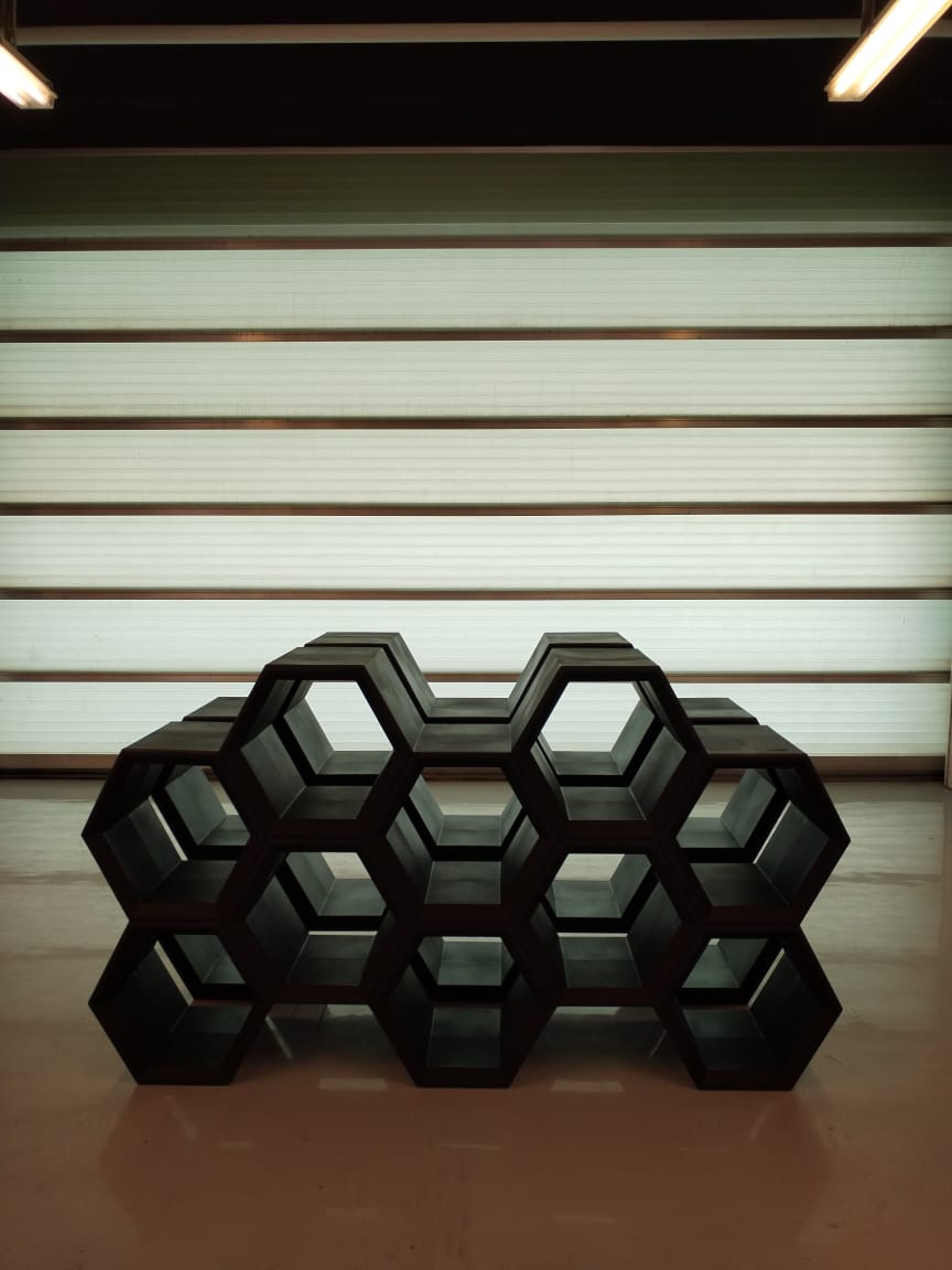Hexa Backdrop/Space Divider (Black)