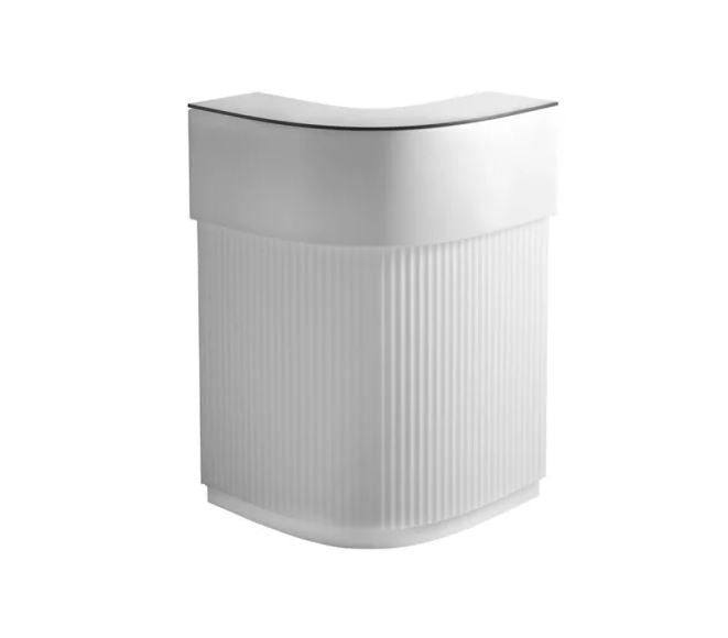 Bauhaus Corner Lit Bar White Desert River Rentals